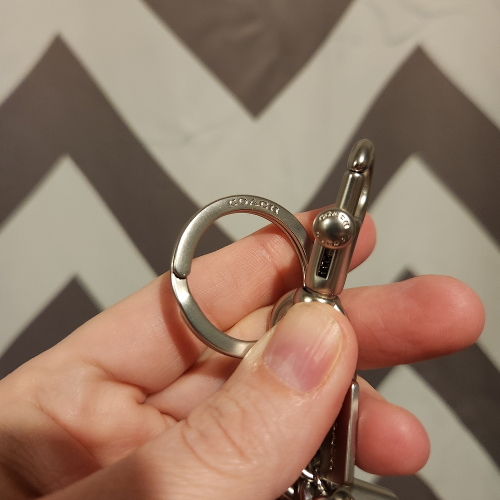 Coach Silver Dice Keychain - Picture 4 of 6